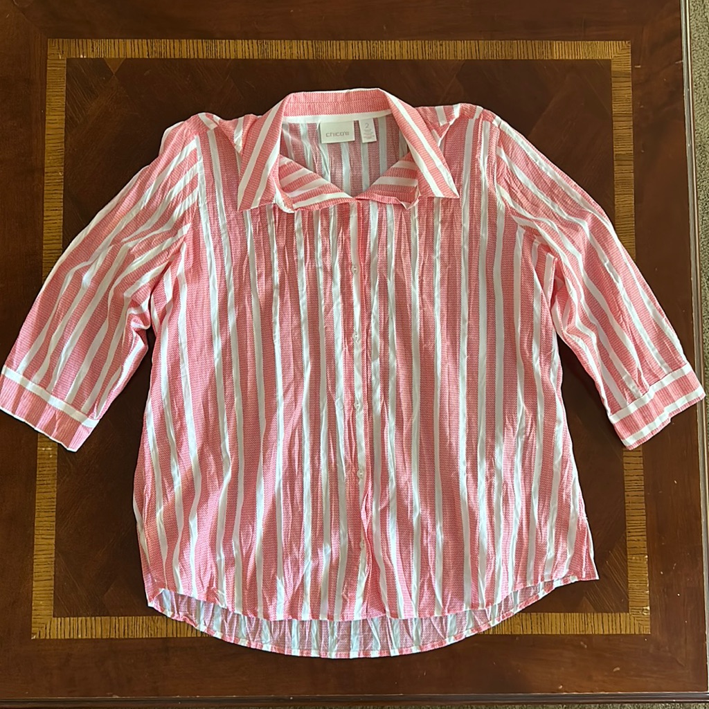 Chico’s Lightweight Button Down